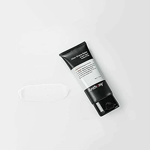 Anthony After Shave Balm for Men, Cooling & Hydrating Lotion with Vitamins A, C & E, Aloe Vera & Botanical Extracts, 3 fl oz, Aftershave Soothes, Moisturizes & Nourishes Skin, Reduces Razor Burn