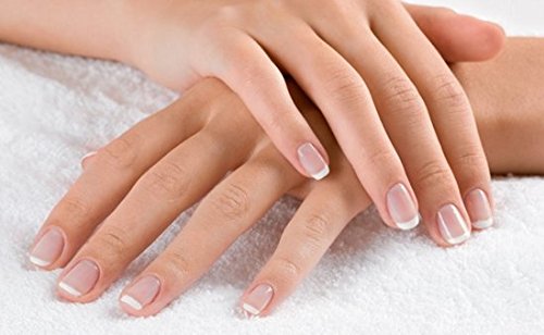 2in1 Garlic Nail Hardener & Lemon Nail Whitener Base Coat Nail Polish - Nail Strengthener for Thin Nails and Growth, Yellow Nails Treatment - Endurecedor de Uñas, 0.47 Fl oz