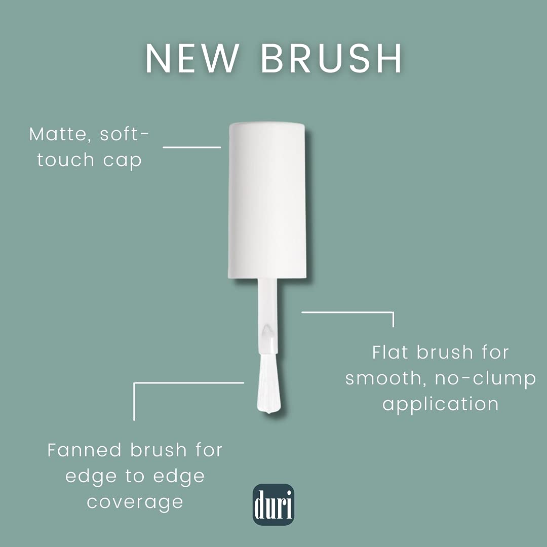 duri Nail Polish, 539 Path Of Light, Rose Gold Metalic, Semi Sheer Coverage, Glossy Finish, Fast Drying, Vegan, Gluten Free, 0.45 Fl Oz