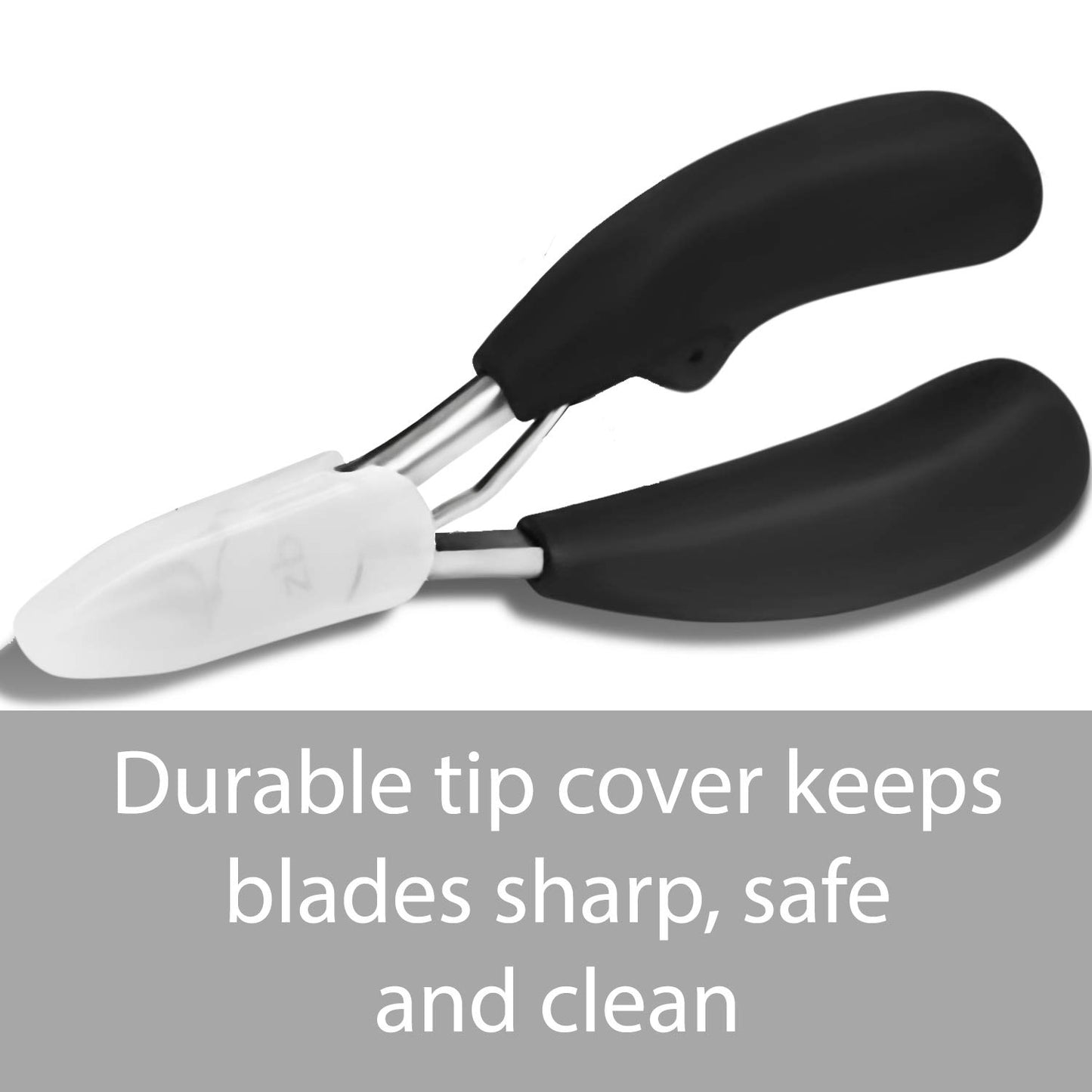 Toenail Clippers for Thick or Ingrown Toenail - Large Handle for Easy Grip + Sharp Stainless Steel - Best Nail Clipper & Pedicure Tool for Seniors - Maintain Healthy Nails with Ease
