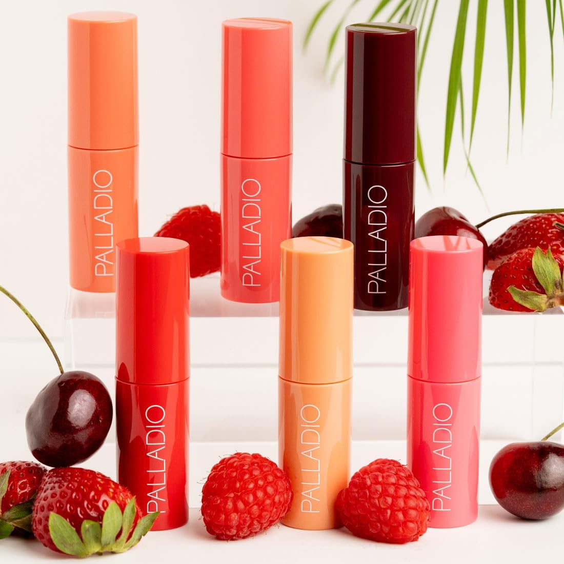 Palladio Jelly Tint, Liquid Stain for Cheeks & Lips, Vivid Color Lip Stain, Lightweight Non-Sticky and Transfer-proof, Natural Finish Makeup, Nude Berry