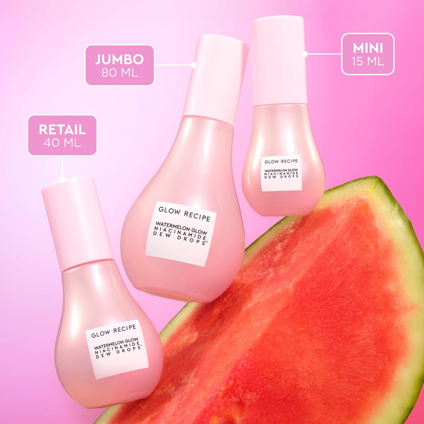 Glow Recipe Stocking Stuffer Niacinamide Serum Dew Drops Ornament - Hydrating Face Serum & Illuminating Makeup Primer for Dewy, Glass Skin + Hyaluronic Acid for Plumping & Highlighting (15 ml)