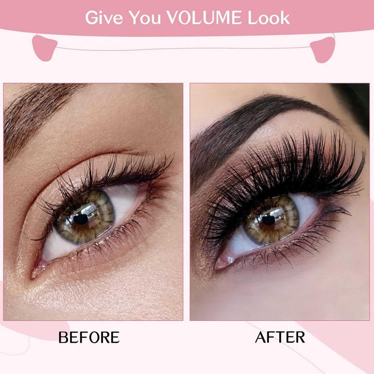 Cluster Lashes 72 Pcs Manga Lashes Lash Clusters DIY Eyelash Extension Individual Lashes Thin Band Easy to Apply at home (Attraction, D-14mm) Lashes