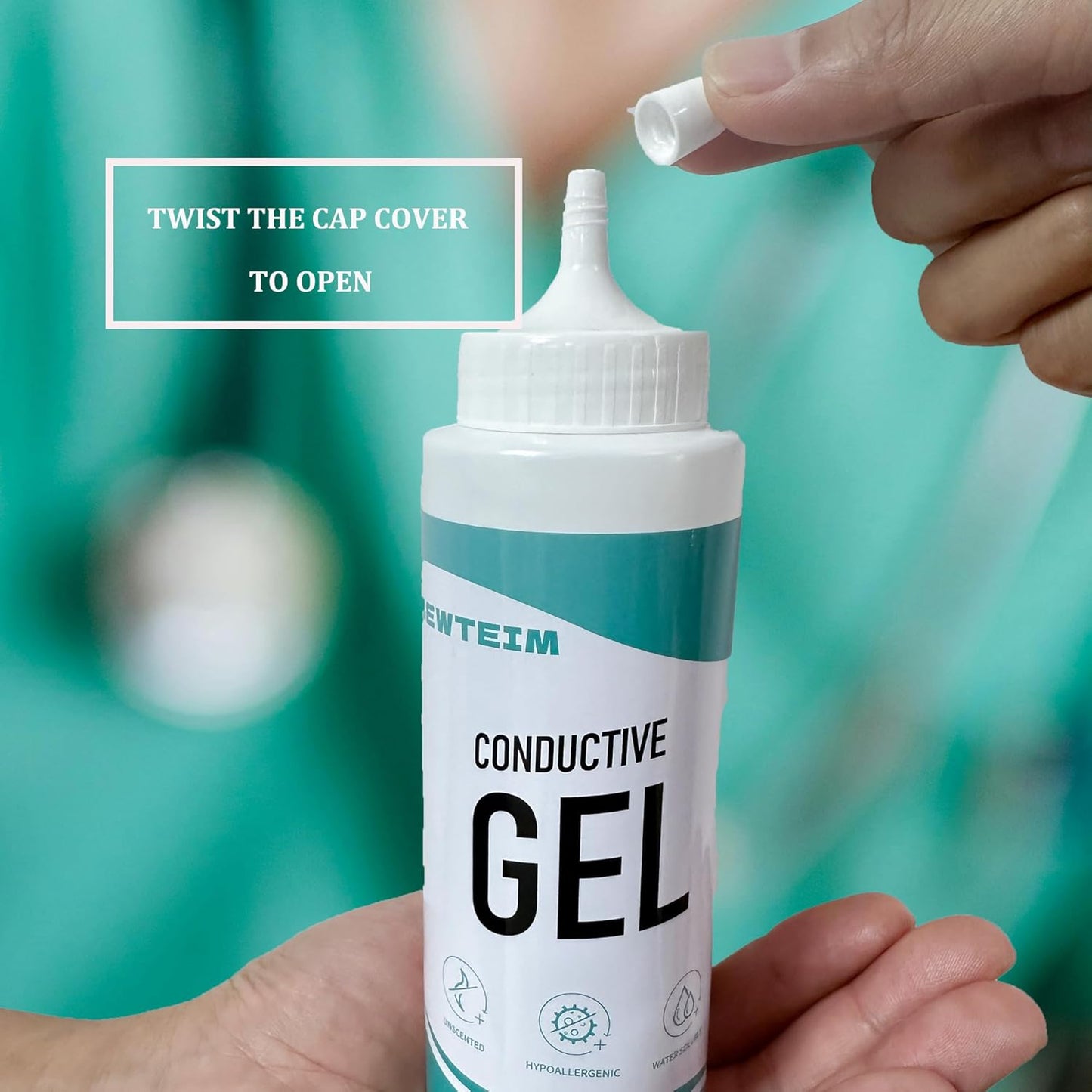 Conductive Gel for Face Microcurrent Skin Soothing and Hydrating, Pack of 1