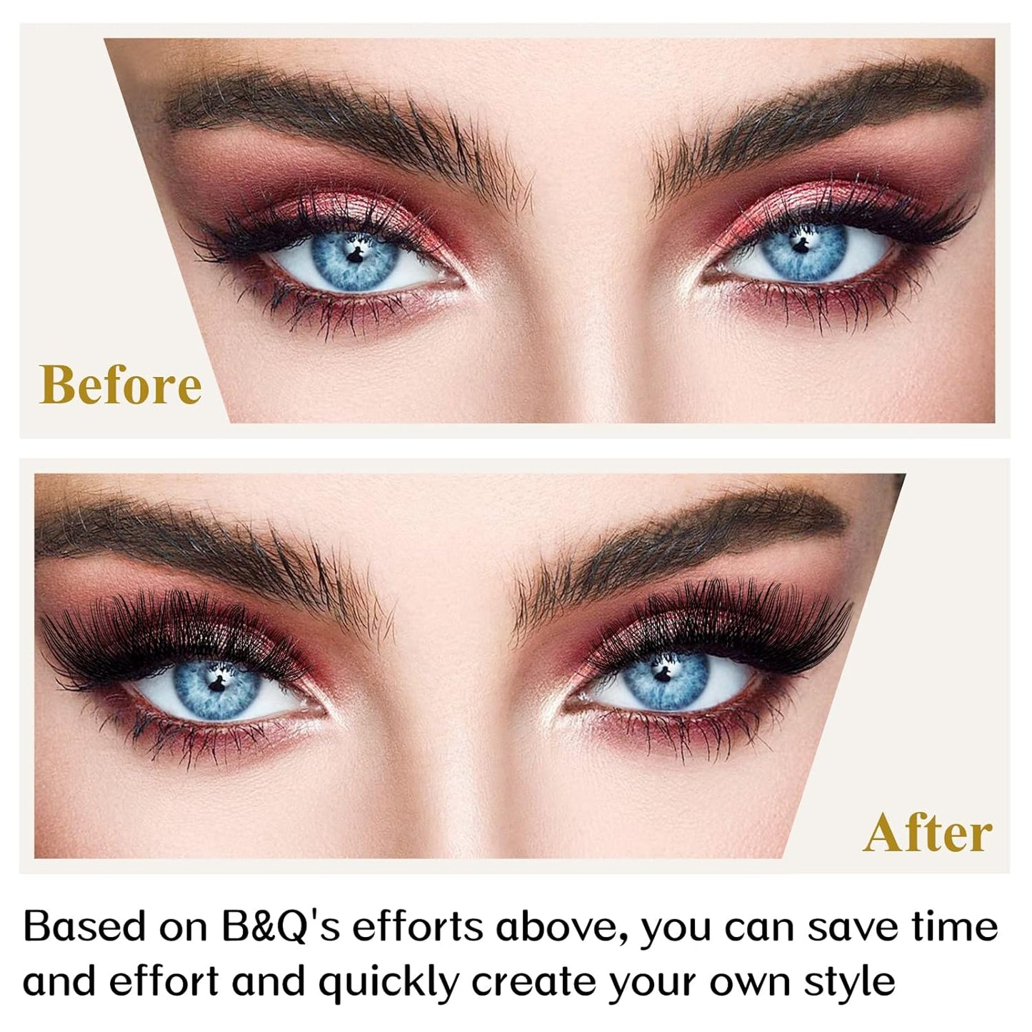 B&Q Lash Clusters Wispy B02, Eyelash Clusters 72PCS Cluster Eyelash Extensions, D Curl Lash Cluster 8-16mm Natural Individual Lashes Volume False Eyelashes Clusters with Soft Band(B02-D-8-16MIX)