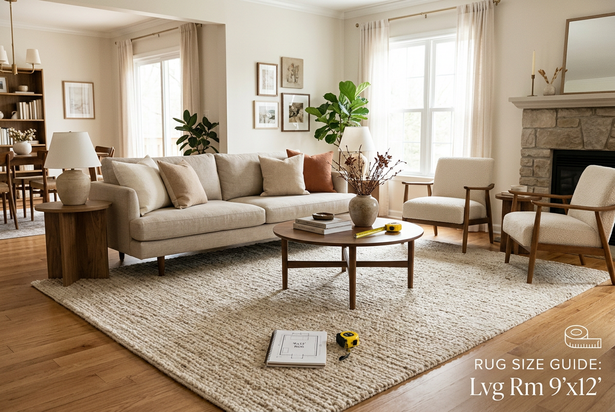 What Size Rug Do I Need? The Ultimate Area Rug Size Guide for Every Room
