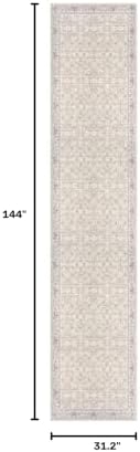 SIILOOM 2.6x12 Washable Runner Rug, Non Slip Area Rug - Image 2