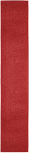 Nourison Home Nourison Essentials Brick Red 2'2" x 20' Area Rug - Image 3