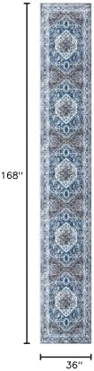 KOZYFLY Runners for Hallways 3x14 Ft Extra Long Washable Kitchen Thin Runner - Image 2