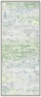 BEIMO 2x6 Runner Rug for Hallway, Light Green Washable Abstract Rug - Image 7