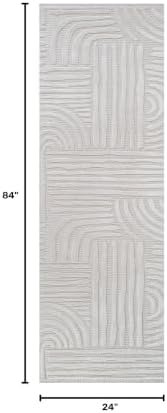 Modern Indoor Rug Orbit 2x7 Area Rugs - Image 2