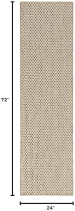 Nourison Home Courtyard Jute Ivory 2' x 6' Area Rug - Image 2