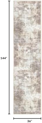 IOHOUZE Abstract Runner Rug 3x12 Ft Washable Runners - Image 2