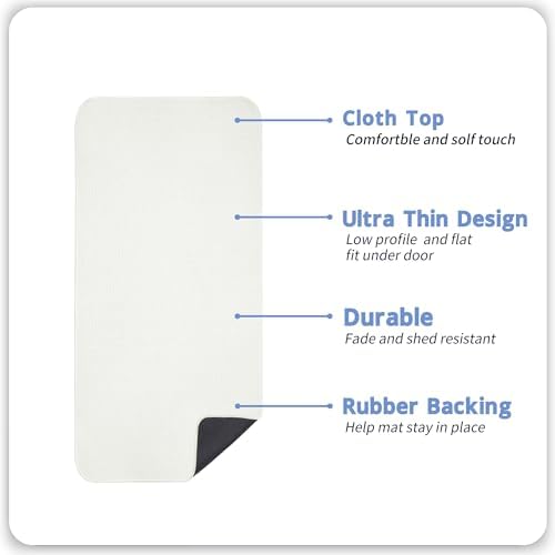 Bosap Bath Mat, Ultra Thin Bathroom Runner Rugs, Large Bath Mats - Image 2