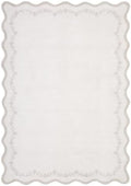 GarveeHome 6x9 Scalloped Area Rug Soft Washable Rug by GarveeHome