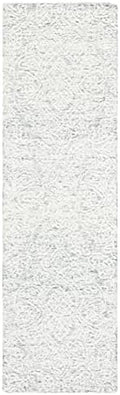 SAFAVIEH Metro Runner Rug 2'3"x10', Transitional Dark Grey & Ivory MET998H by Unknown