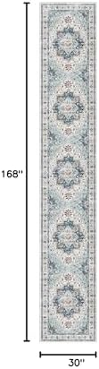 Madane Hallway Runner Rug 2'6''x14' Kitchen Runners Vintage - Image 2