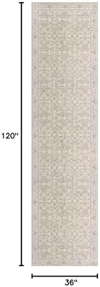 SIILOOM 3x10 Washable Runner Rug, Non Slip Soft Area Rug - Image 2