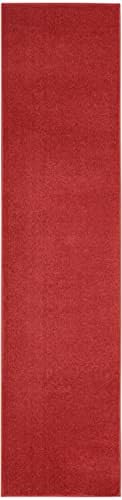 Nourison Home Essentials Brick Red 2'2" x 14' Area Rug - Image 4