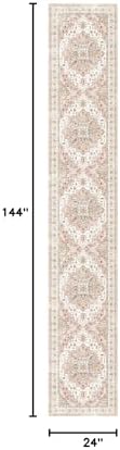 Madane Washable Runner Rugs 2x12 Long - Image 2