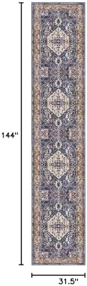 KOZYFLY Runners for Hallways 2.6x12 Ft Extra Long Washable Kitchen Boho Runner - Image 2