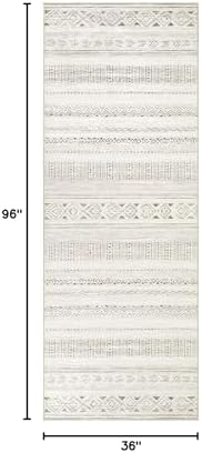cotiled Hallway 3x8 Runner Rugs Washable Boho Moroccan Soft Rug - Image 2
