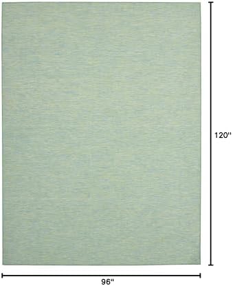Nourison Home Positano Blue Green 8' x 10' Area Rug - Image 2