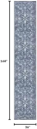 KILOCOCO Runner for Hallway 3x14 ft Washable Runner Non-Slip Rug - Image 2