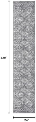 KILOCOCO Hallway Runner 2x10 ft Washable Runner Rug Non Slip - Image 2