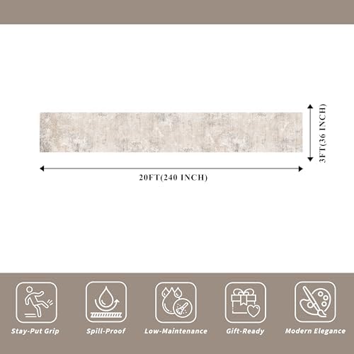 3x20 ft Extra Long Hallway Runner Rug - Image 2