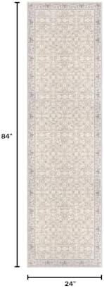 SIILOOM 2x7 Washable Runner Rug, Non Slip Soft Area Rug - Image 2