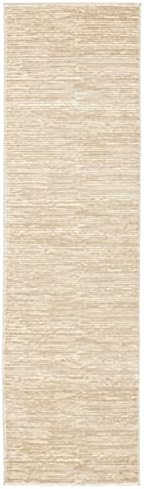SAFAVIEH Vision Runner Rug 2'2"x8', Modern Tonal Beige VSN606H - Image 2