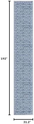 SIILOOM 2.6x16 Washable Runner Rug, Non Slip Area Rug - Image 2