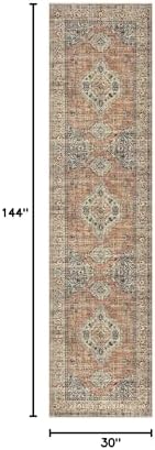 Lahome Oriental Runners for Hallways, 2.5x12 Washable Kitchen Runner - Image 2