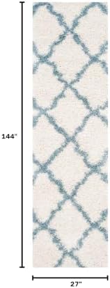 SAFAVIEH Dallas Shag Collection Runner Rug - Image 2