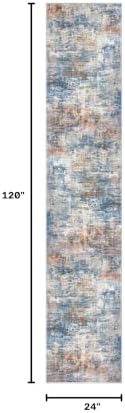 IOHOUZE Abstract Runner Rug 2x10 Ft Washable Runners - Image 2