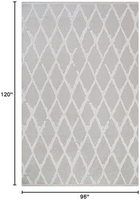Modern Indoor Rug Diamond 8x10 Area Rugs - Image 2