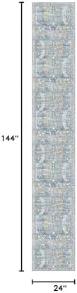 Madane Washable Runner Rugs 2x12 Long - Image 2