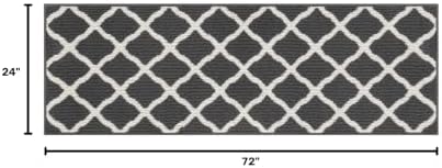 SHACOS Kitchen Runner Rug 2x6 ft Washable Rug Runner Non Slip Rubber Backing - Image 2