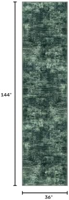 IOHOUZE Abstract Runner Rug 3x12 Ft Washable Runners - Image 2