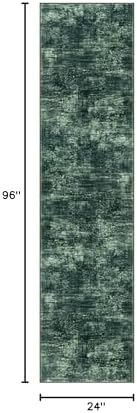 IOHOUZE Abstract Runner Rug 2x8 Ft Washable Runners - Image 2