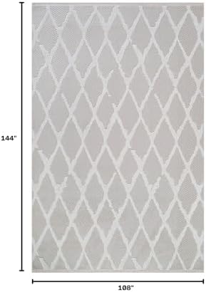 Modern Indoor Rug Diamond 9x12 Area Rugs - Image 2