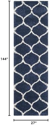 SAFAVIEH Hudson Shag Collection Runner Rug - Image 2