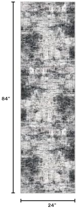 IOHOUZE Abstract Runner Rug 2x7 Ft Washable Runners - Image 2