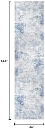 IOHOUZE Abstract Runner Rug 3x12 Ft Washable Runners - Image 2