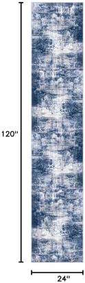 IOHOUZE Abstract Runner Rug 2x10 Ft Washable Runners - Image 2