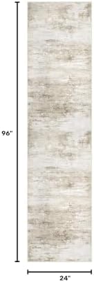 Washable 2x8 Runner Rug for Hallway: Kitchen Runner Non Slip Neutral Soft - Image 2