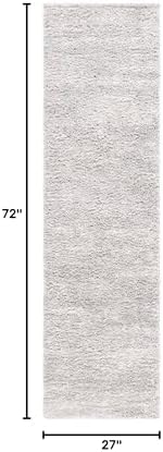 SAFAVIEH Berber Shag Collection Runner Rug - Image 2