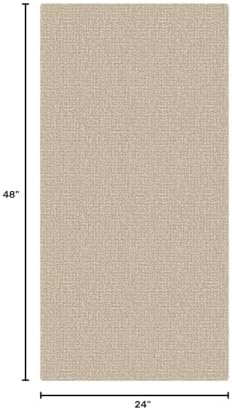 EARTHALL Washable Runner Rug, Non Slip Backdoor Rug, 2x4 Ft, Sand/Beige - Image 2