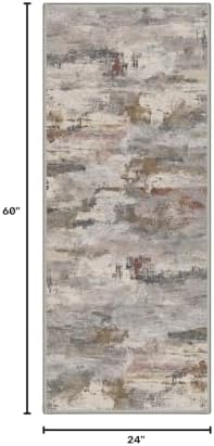 BEIMO 2X5 Washable Runner Rug for Kitchen, Modern Abstract Soft Non Slip - Image 2